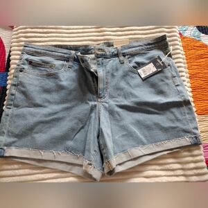 Universal Thread Light Wash Mid Rise Boyfriend Shorts